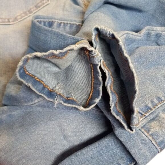 SO Size 7 Jeggings Jeans Womens High Rise Skinny Light Wash Blue - Picture 6 of 11